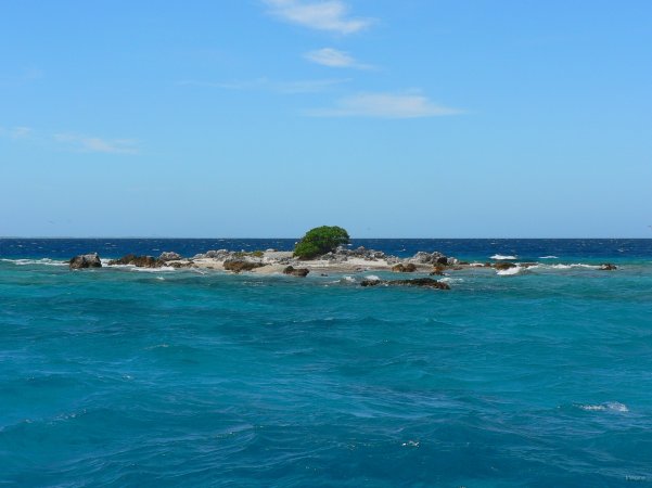 82- L'ilot Nao-Nao au milieu du lagon de Rangiroa 